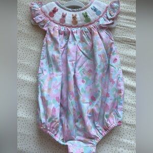 Poppy Co Smocked Bunny Pastel Bubble